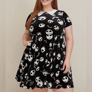 Torrid Disney The Nightmare before Christmas Jack Skellington dress Size 4